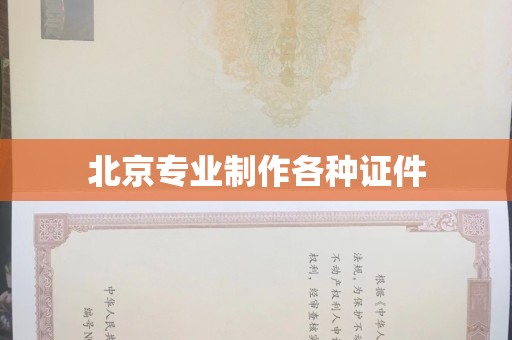 上海北京专业制作各种证件